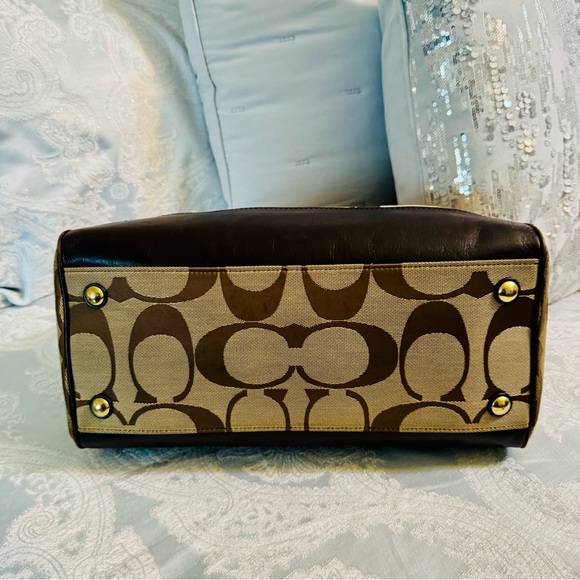 Coach Legacy Haley Signature Satchel in Tan - Picture 6 of 11